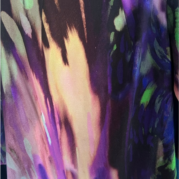 Trina Turk Abstract Multi Color Dress Knee Length Tunic Style size 6 - Picture 9 of 9